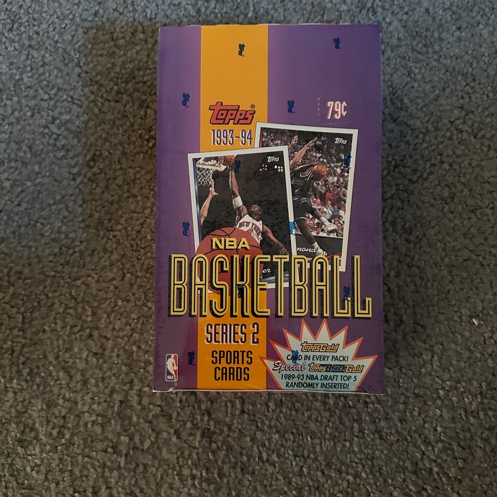 Topps NBA Basketball Series 2 Cards - Purple and Gold Box